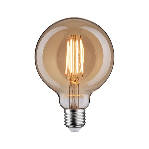 Paulmann 1879 Filament 230V 3-Step-Dim LED Globe G95 E27 470lm 6W 1800K dimbar Guld
