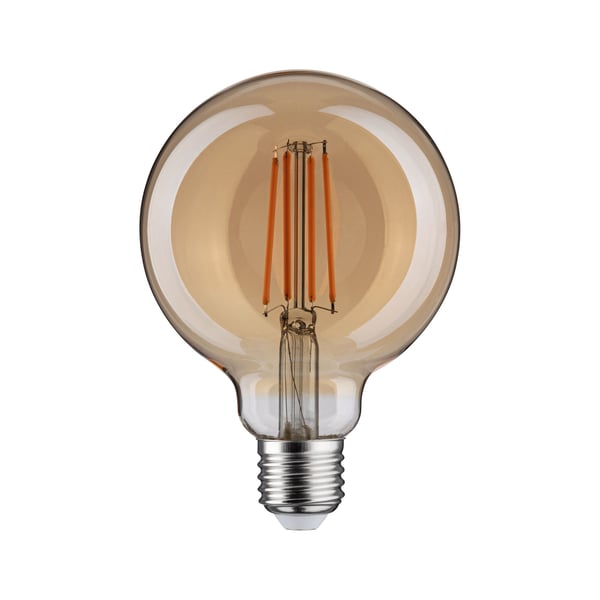 Paulmann 1879 Filament 230V 3-Step-Dim LED Globe G95 E27 470lm 6W 1800K dimbar Guld