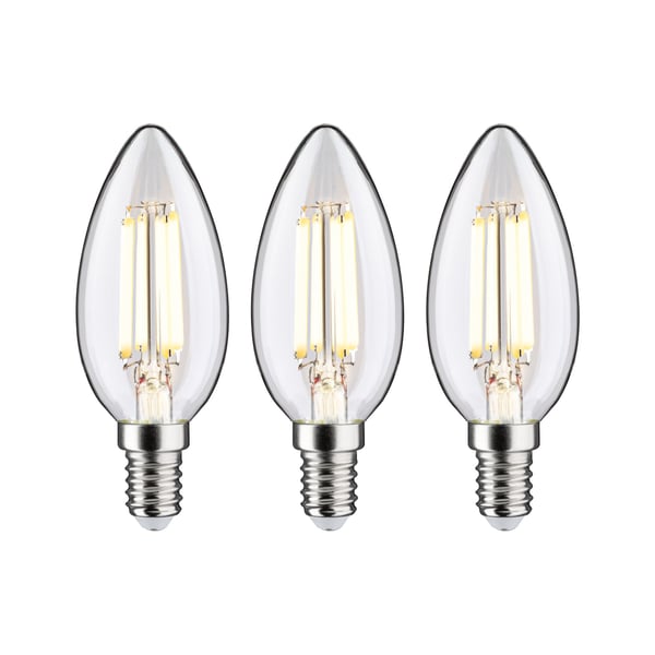 Paulmann Efficient-Line Filament 230V LED-stearinljus E14 525lm 2,5W 3000K Klar