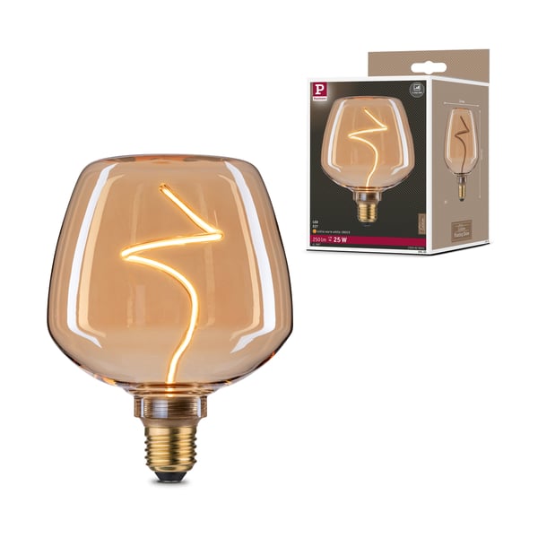 Paulmann Floating Shine Standard 230V LED Globe E27 Välvd 250lm 4W 1800K dimbar Guld