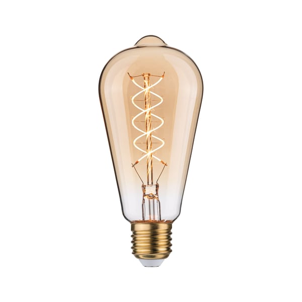 Paulmann Rustic Shine Standard 230V LED-kolv E27 300lm 4,2W 1800K dimbar Guld