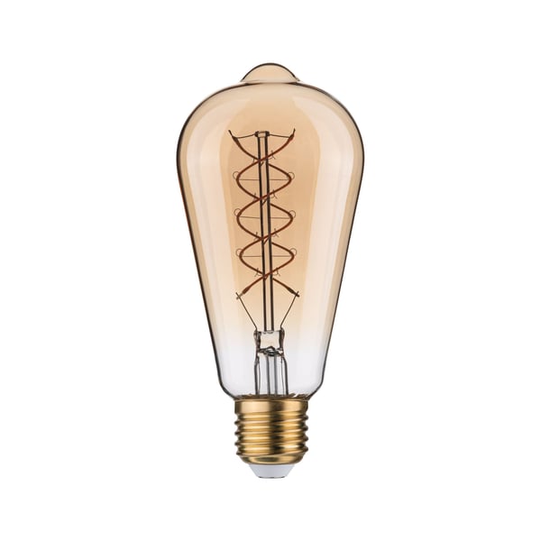 Paulmann Rustic Shine Standard 230V LED-kolv E27 300lm 4,2W 1800K dimbar Guld