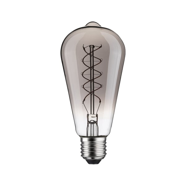 Paulmann Rustic Shine Standard 230V LED-kolv E27 170lm 4,2W 1800K dimbar Rökfärgad