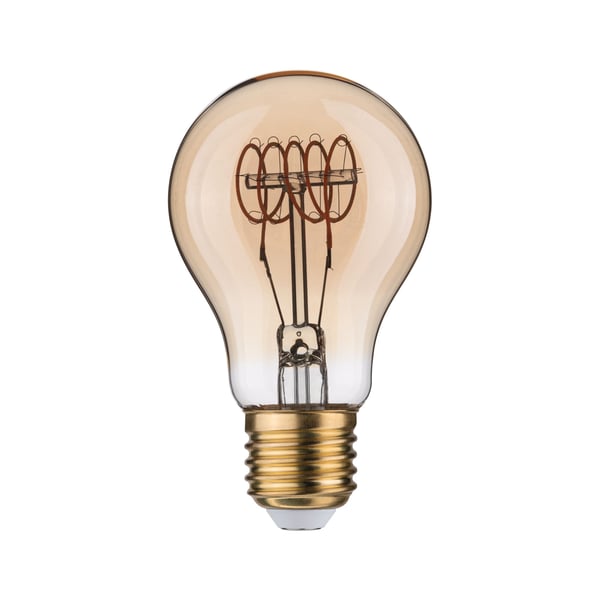 Paulmann Rustic Shine Standard 230V LED-glödlampa E27 300lm 4,5W 1800K dimbar Guld