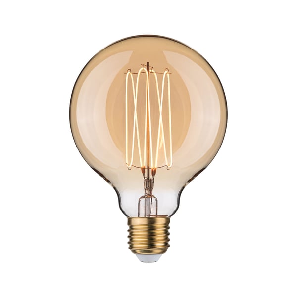 Paulmann Rustic Shine Standard 230V LED Globe E27 300lm 4,2W 1800K dimbar Guld