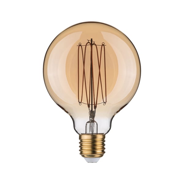 Paulmann Rustic Shine Standard 230V LED Globe E27 300lm 4,2W 1800K dimbar Guld
