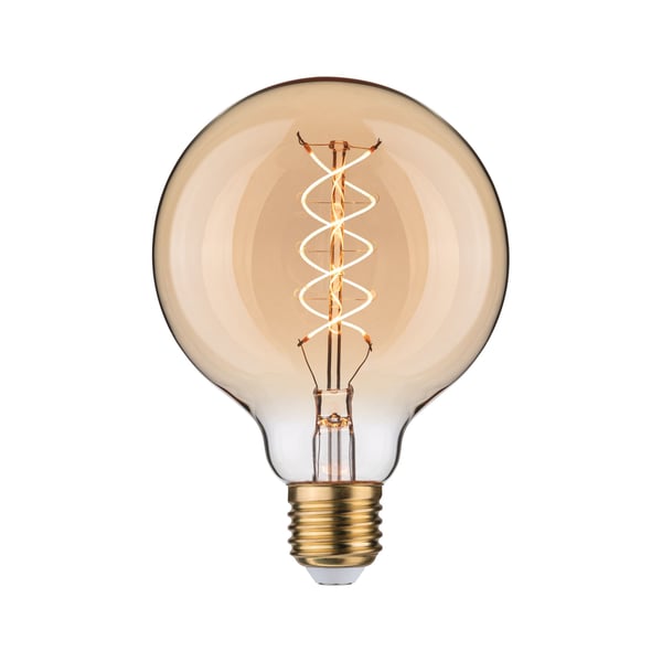 Paulmann Rustic Shine Standard 230V LED Globe E27 300lm 4,2W 1800K dimbar Guld