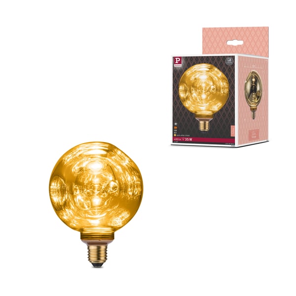 Vintage Edition Standard 230V LED Globe E27 400lm 4,7W 2700K Guld