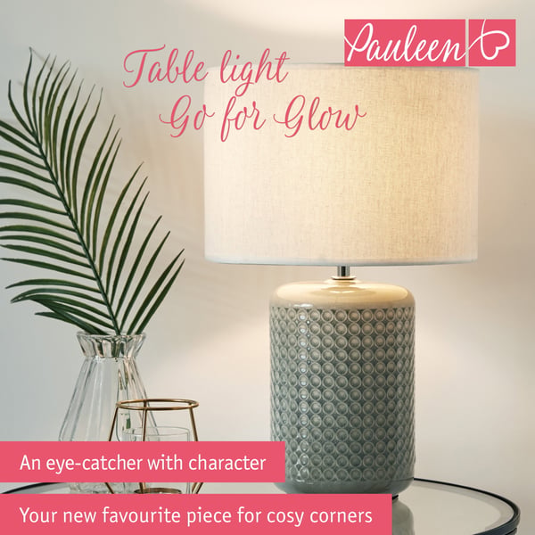 Paulmann Pauleen Bordslampa Go for Glow E27 max. 20W Beige, Grå, Grön