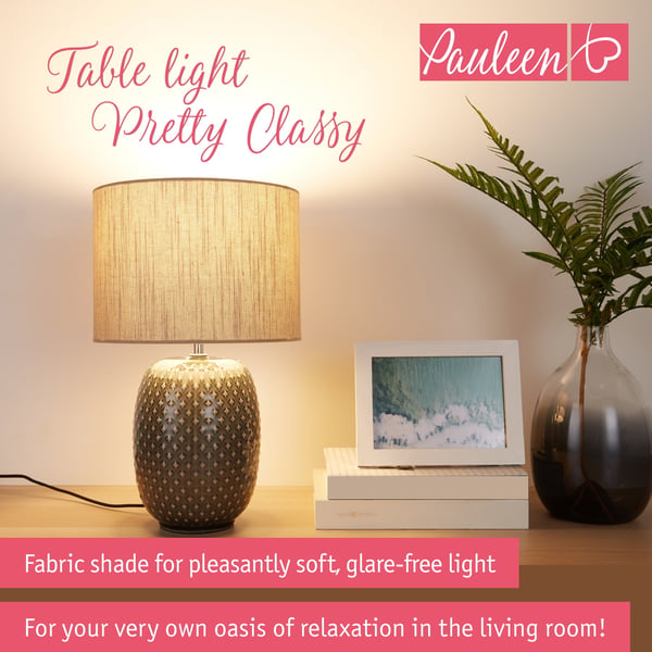 Paulmann Pauleen Bordslampa Pretty Classy E27 max. 60W Grå, Beige