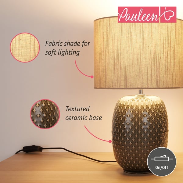 Paulmann Pauleen Bordslampa Pretty Classy E27 max. 60W Grå, Beige