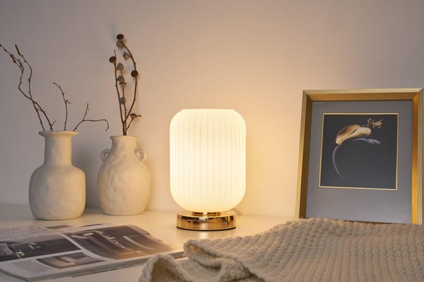 Paulmann Pauleen Bordslampa Noble Purity E27 max. 20W Vit, Champagneguld