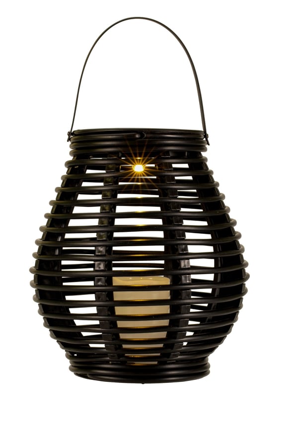 Paulmann Pauleen Lykta med solceller Sunshine Glow IP44 3000K 2x1lm Svart, Brun