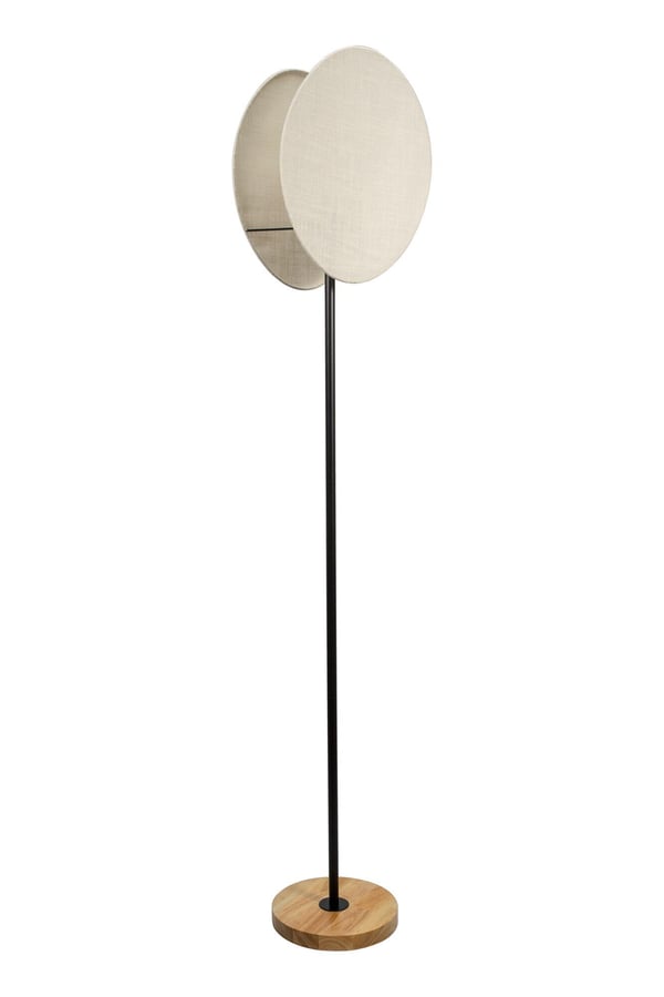 Paulmann Pauleen Golvlampa Boho Darling E27 320x1670 mm max. 20W Beige, Svart Trä, Metall, Linne