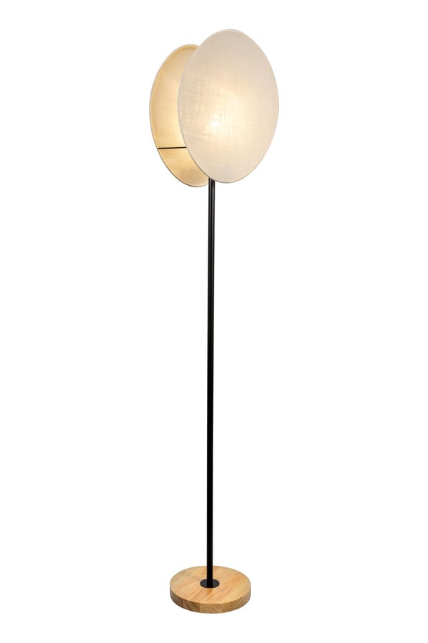 Paulmann Pauleen Golvlampa Boho Darling E27 320x1670 mm max. 20W Beige, Svart Trä, Metall, Linne
