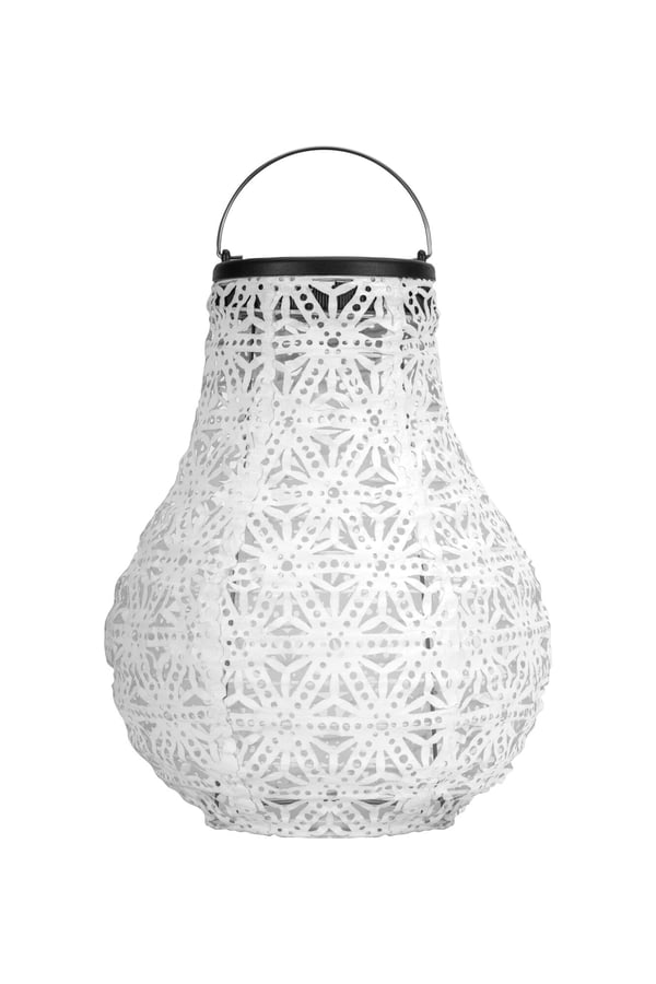 Paulmann Pauleen Lykta med solceller Sunshine Blaze IP44 3500K 2x4lm Vit
