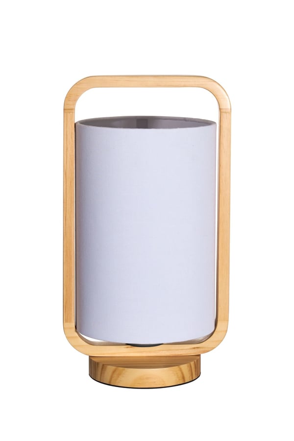 Paulmann Pauleen Bordslampa Woody Charm E27 max. 20W Trä, Vit Paulmann Pauleen Bordslampa Woody Charm E27 max. 20W Trä, Vit