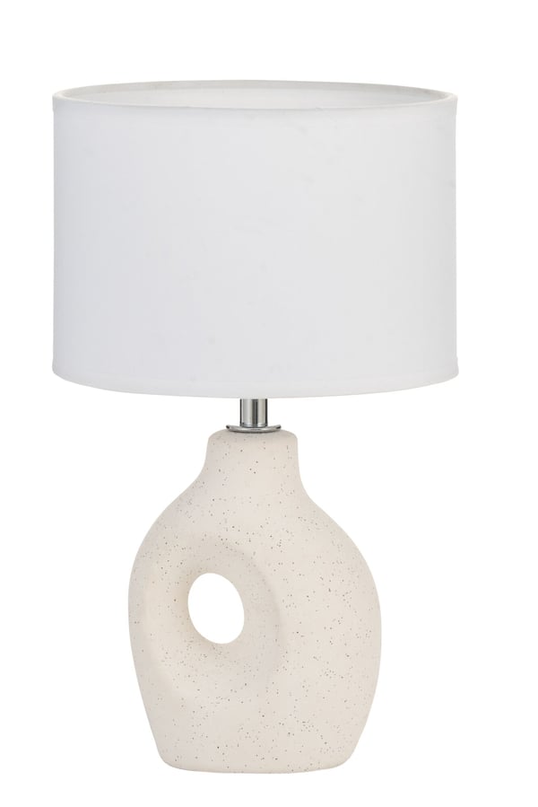 Paulmann Pauleen Bordslampa Pure Crush E14 max. 20W Vit, Beige Paulmann Pauleen Bordslampa Pure Crush E14 max. 20W Vit, Beige