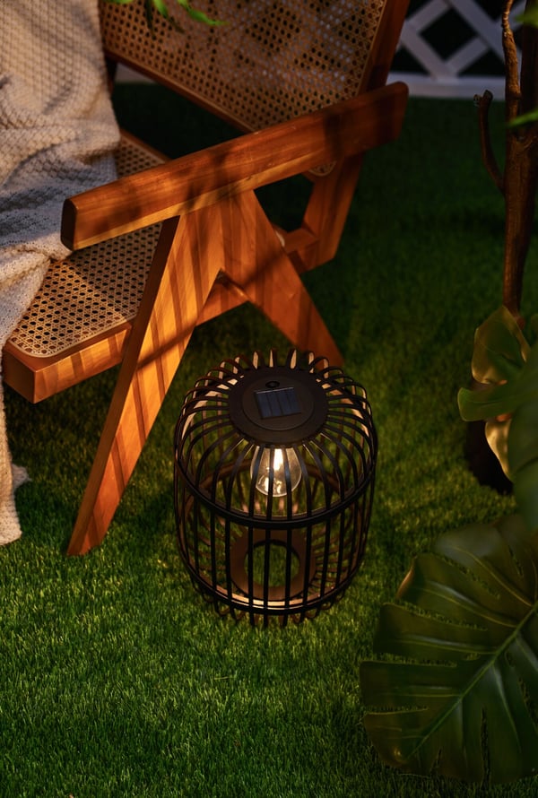 Paulmann Pauleen Lykta med solceller Sunshine Ray IP44 2700K 7lm Svart