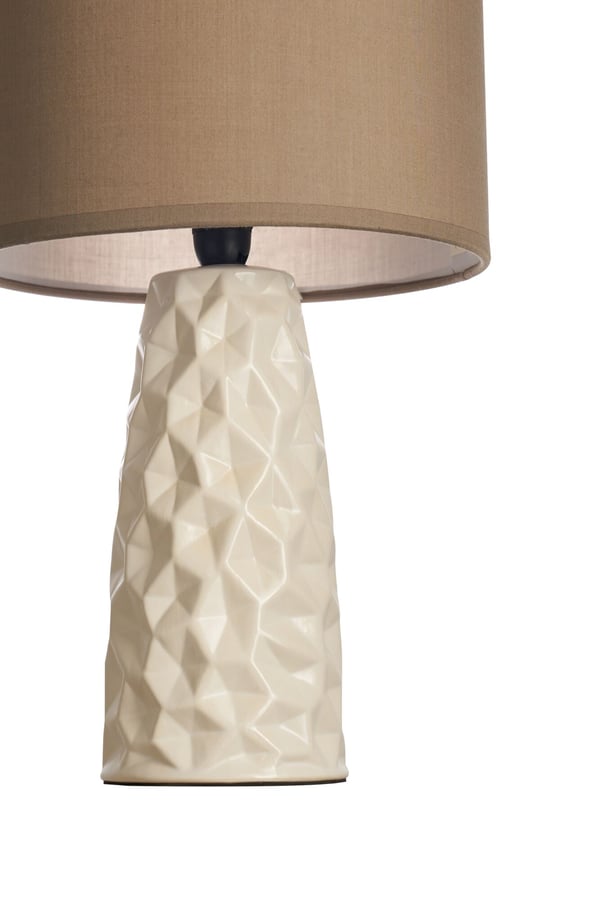 Paulmann Pauleen Bordslampa Fancy Sculpt E14 max. 20W Taupe, Grädde
