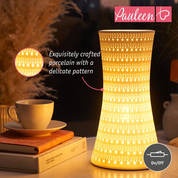 Paulmann Pauleen Bordslampa Dreamy Sunkiss E14 max. 20W Vit matt
