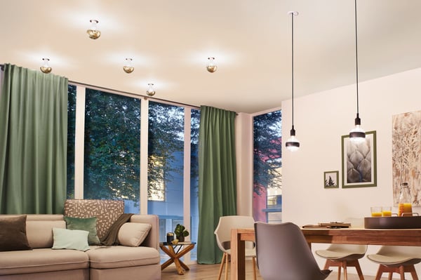 Paulmann Neordic Pendellampa Ketil Neordic E27 max. 60W Svart dimbar Silikon, Plast