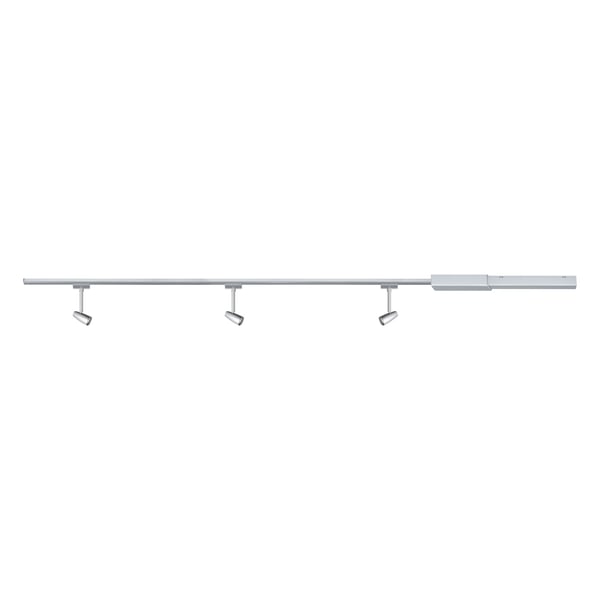 Paulmann URail Spotlight för strömskenor Smart Home Zigbee 3.0 Barelli Startset GU10 max. 3x10W dimmbar 230V Chrom matt/Chrom Smart Home Zigbee