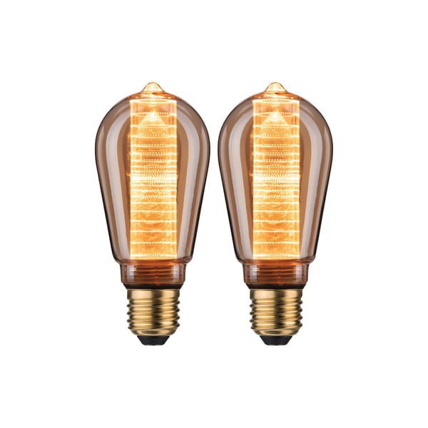 Paulmann Inner Glow Edition LED flaska E27 230V 2x230lm 2x4W 1800K Guld