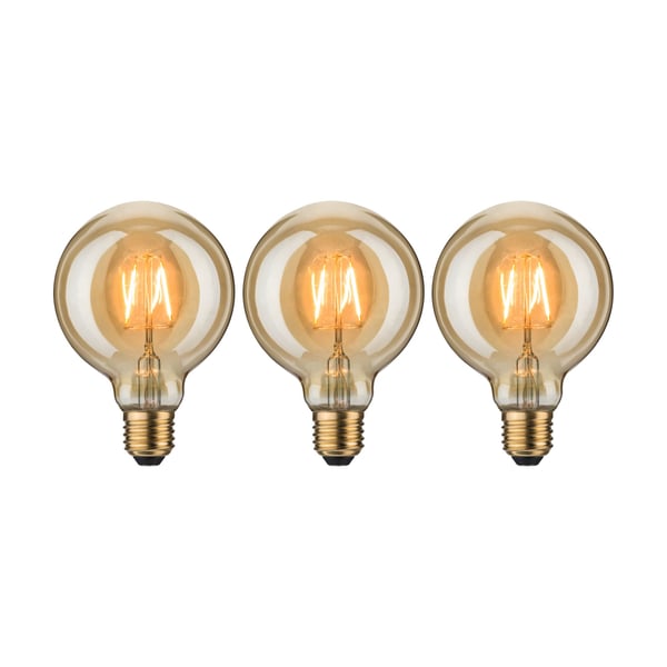 Paulmann 1879 Filament 230V LED Globe G95 E27 3x170lm 3x2,7W 1700K Guld