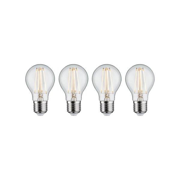 Paulmann Filament 230V 3-Step-Dim LED-glödlampa E27 4x806lm 4x8W 2700K dimbar Klar
