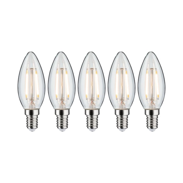 Paulmann Filament Set LED-stearinljus E14 230V 5x250lm 5x2,6W 2700K Klar