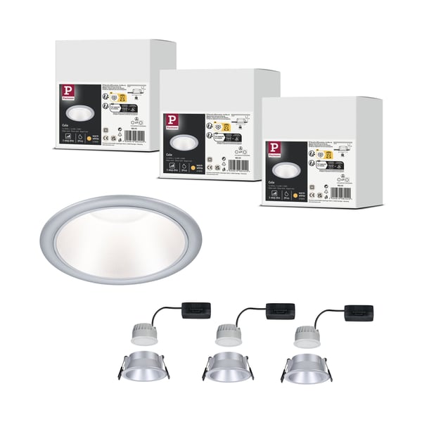 Attraktivt prissatt startpaket Zigbee 3.0 Smart Home smik Gateway + LED-panel Amaris 72x84 mm 35W 2500lm RGBW+ Vit, Antracit dimbar