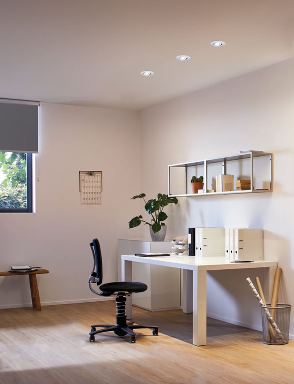 Paulmann Attraktivt prissatt startpaket Smart Home smik Gateway med väggbrytare + LED-infälld lampa Nova Plus Coin baspaket svängbar Tunable White