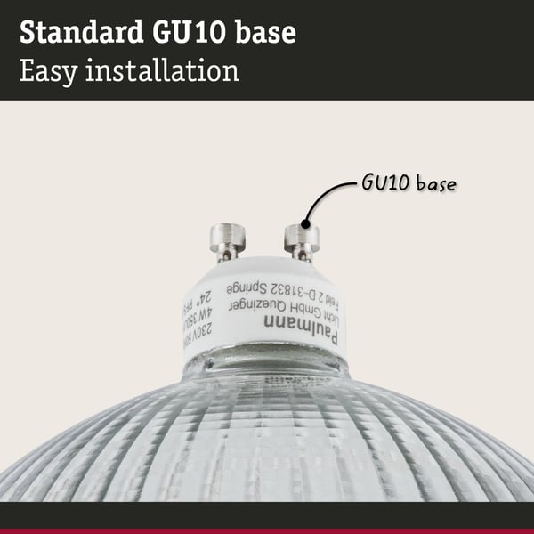 Paulmann Set Standard 230V LED-reflektor QPAR111 GU10 3x350lm 3x4W 2700K Aluminium
