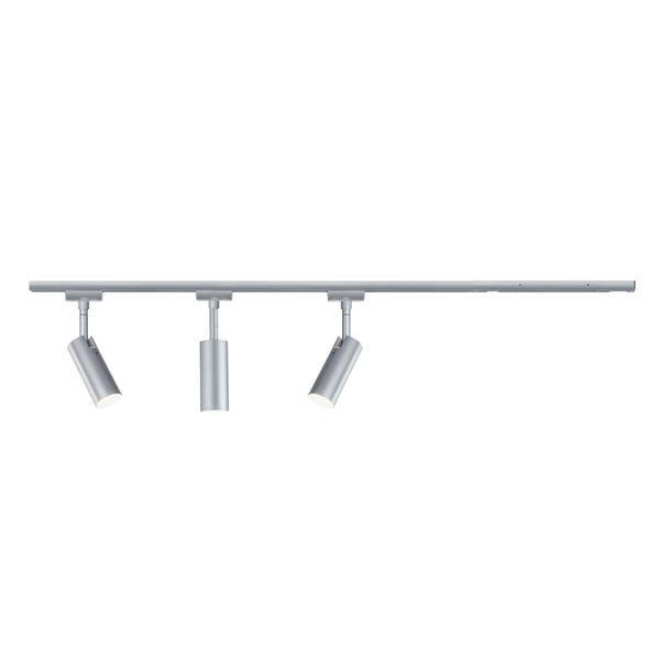 Paulmann URail Spotlight för strömskenor Tubo Startset 3x237lm 3x4,5W 3000K 230V Krom matt