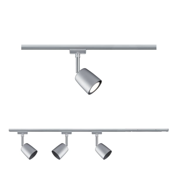 Paulmann URail Spotlight för strömskenor Cover GU10 max. 10W dimbar 230V Krom matt, Krom