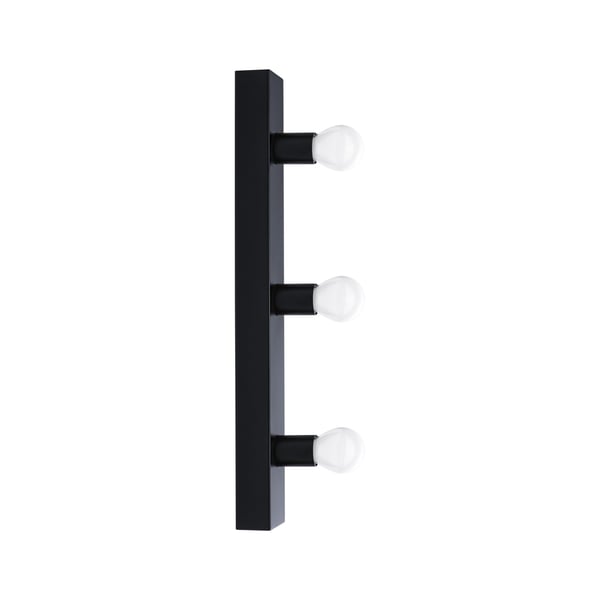 Paulmann Set Spegellampa Regula II inkl. glödlampa IP44 E14 2700K 3x470lm 230V 3x4,5W dimbar Svart, Opal
