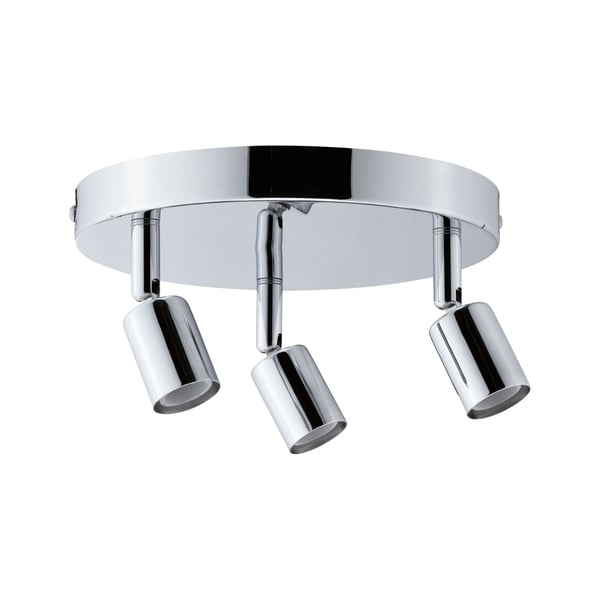 Paulmann Strålkastare Carolina IP44 GU10 230V max. 3x10W dimbar Krom