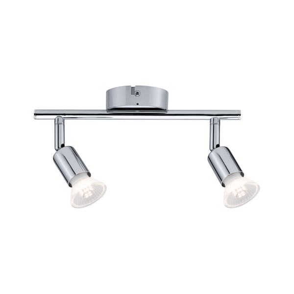 Paulmann Strålkastare Carolina IP44 GU10 230V max. 2x10W dimbar Krom