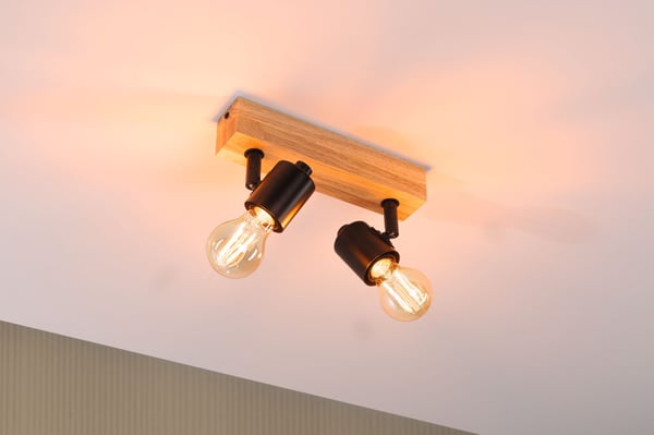 Paulmann LED strålkastare Arvid E27 230V max. 2x20W dimbar Svart