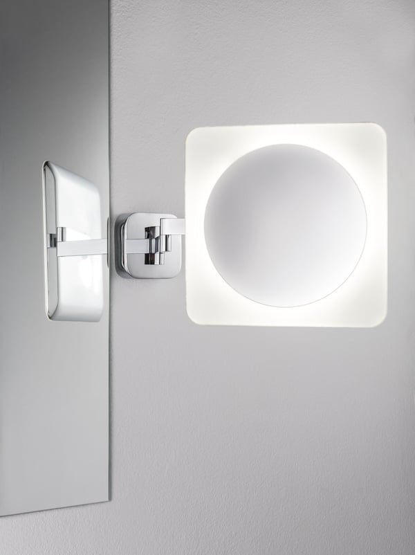 Paulmann LED sminkspegel Bela IP44 3000K 260lm 230V 5,7W Krom, Vit, Spegel