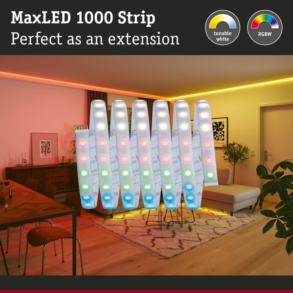 Paulmann MaxLED 1000 LED remsa Förlängning 2,5m RGBW belagd 28W 1000lm/m RGBW+