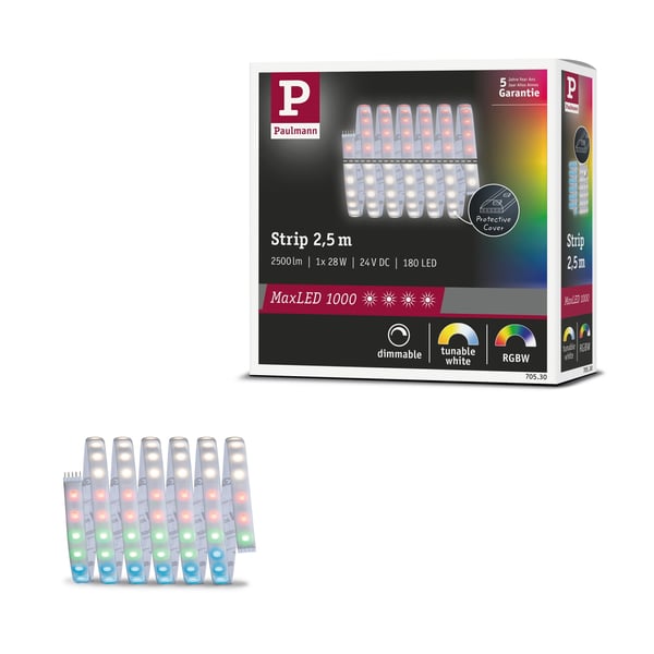 Paulmann MaxLED 1000 LED remsa Förlängning 2,5m RGBW belagd 28W 1000lm/m RGBW+