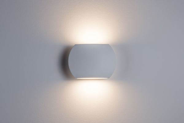 Paulmann LED vägglampa Bocca 2700K 2x280lm 230V 2x2,7W Vit
