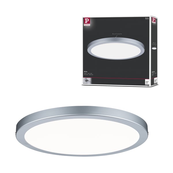 Paulmann LED panel Atria panel rund 300 mm 16W 1450lm 4000K Krom matt Paulmann LED panel Atria panel rund 300 mm 16W 1450lm 4000K Krom matt