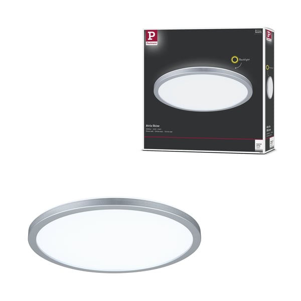 Paulmann LED panel Atria Shine Bakgrundsbelysning rund 293 mm 16W 1600lm 4000K Krom matt Paulmann LED panel Atria Shine Bakgrundsbelysning rund 293 mm 16W 1600lm 4000K Krom matt