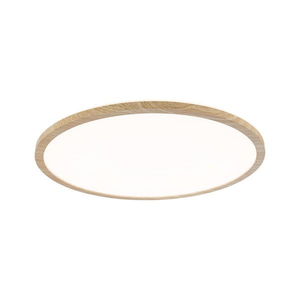 Paulmann LED panel Atria Shine Bakgrundsbelysning IP44 rund 420 mm 22W 2300lm 3000K Träutseende