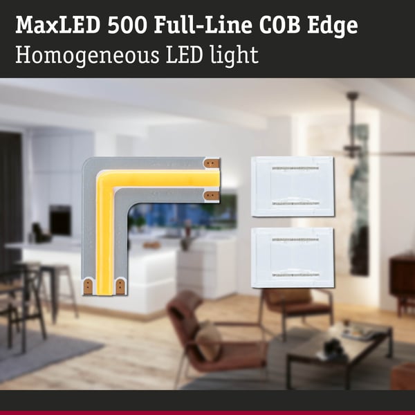Paulmann MaxLED 500 LED remsa Förlängning COB 0,3W 1000lm/m Tunable White