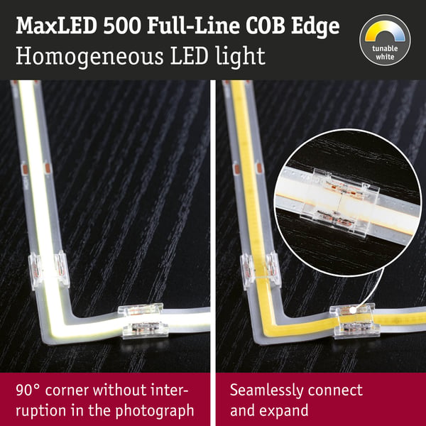 Paulmann MaxLED 500 LED remsa Förlängning COB 0,3W 1000lm/m Tunable White