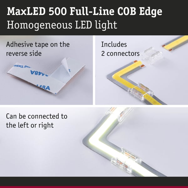 Paulmann MaxLED 500 LED remsa Förlängning COB 0,3W 1000lm/m Tunable White